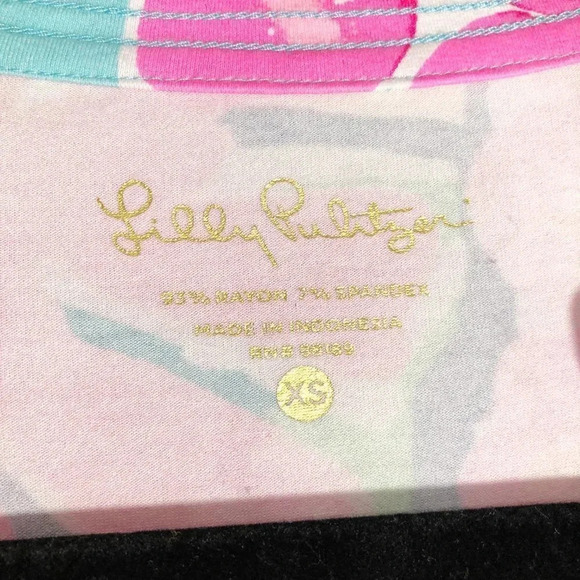 Lilly Pulitzer Vero Tunic Top Multi Exotic Garden Print Women's Size XS - Picture 5 of 7